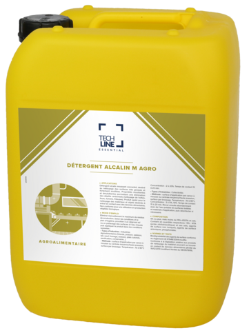 DEGRAISSANT MOUSSANT AGROALIMENTAIRE TECHLINE 24KG