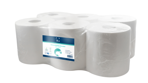 ESSUIE-MAINS ROULEAU TECHLINE BLANC 190M 2 PLIS ECOLABEL X6