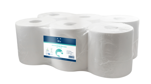 ESSUIE-MAINS ROULEAU TECHLINE BLANC 305M 2PLIS ECOLABEL X6