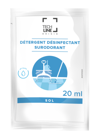 NETTOYANT DESINFECTANT SURODORANT POMME TECHLINE 250X20ML