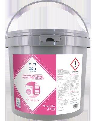 LESSIVE TABLETTES CONCENTREE TECHLINE ECOLABEL X150
