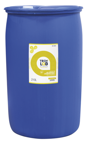 NETTOYANT DESINFECTANT CONCENTRE SOLS ET SURFACES TECH'LAB 210L