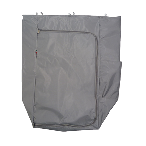 HOUSSE DE PROTECTION 120L GRIS AVEC OUVERTURE SUR LE DEVANT