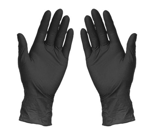 GANT NITRILE FIRST NOIR NON POUDRÉ TECHLINE ORIGIN TAILLE L BOITE X100