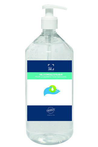 GEL HYDROALCOOLIQUE TECHLINE FLACON POMPE 1L X6