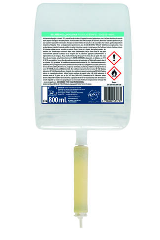 GEL HYDROALCOOLIQUE TECHLINE CARTOUCHE 800ML X6
