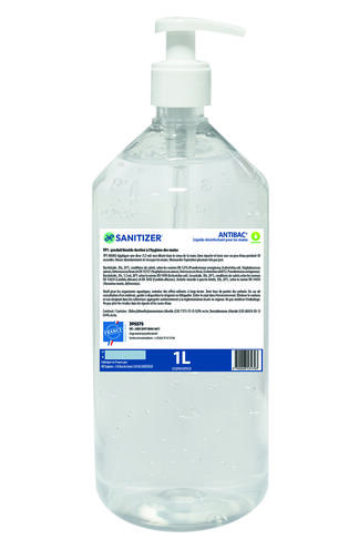 SAVON ANTIMICROBIEN ANTIBAC+ FLACON POMPE 1L X6