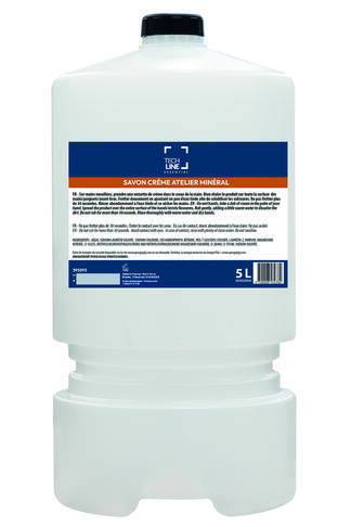 SAVON ATELIER CHARGES MINÉRALES TECHLINE CARTOUCHE 5L X4