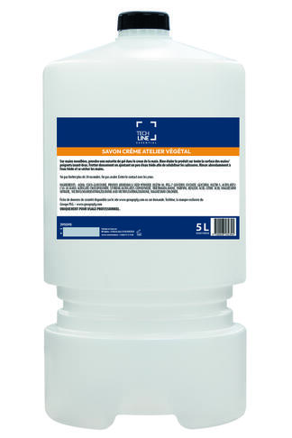 SAVON ATELIER CHARGES VÉGÉTALES TECHLINE CARTOUCHE 5L X4