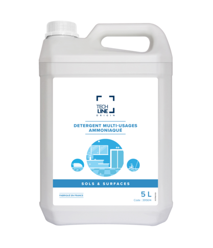 DETERGENT MULTI-USAGES AMMONIAQUE TECHLINE 5L