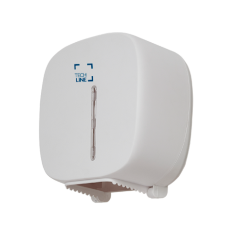 DISTRIBUTEUR DE PAPIER TOILETTE MINI JUMBO TECHLINE BLANC - 2