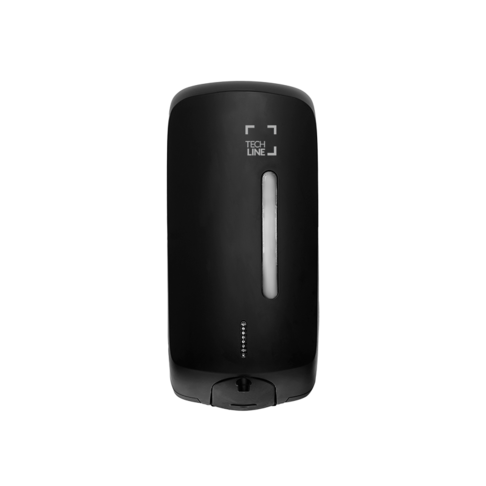 DISTRIBUTEUR À DÉTECTION OPTIQUE SAVON LOTION GEL À RÉSERVOIR TECHLINE 1L NOIR