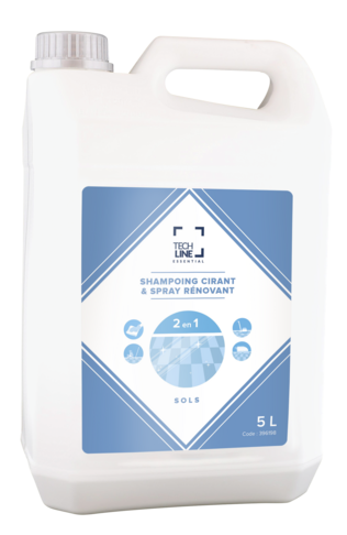 SHAMPOING CIRANT & SPRAY RÉNOVANT 2 EN 1 TECHLINE 5L
