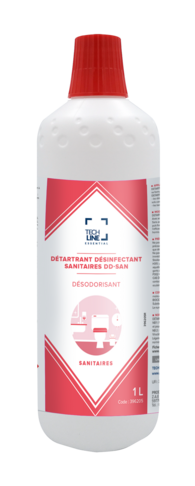 DETARTRANT DESINFECTANT SANITAIRES DD-SAN TECHLINE 1L