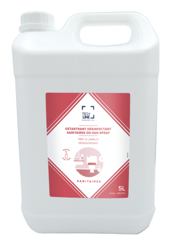 DETARTRANT DESINF SANITAIRES DD-SAN SPRAY TECHLINE PAE 5L