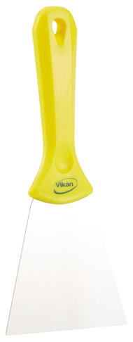 GRATTOIR A MAIN ALIMENTAIRE LAME INOX 10CM JAUNE