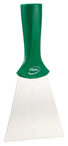 GRATTOIR ALIMENTAIRE LAME INOX PAS DE VIS 10CM VERT