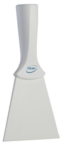 GRATTOIR ALIMENTAIRE LAME NYLON PAS DE VIS 10CM BLANC