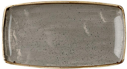 STONECAST GREY PLAT RECTANGULAIRE 29,8 X 15,3 CM