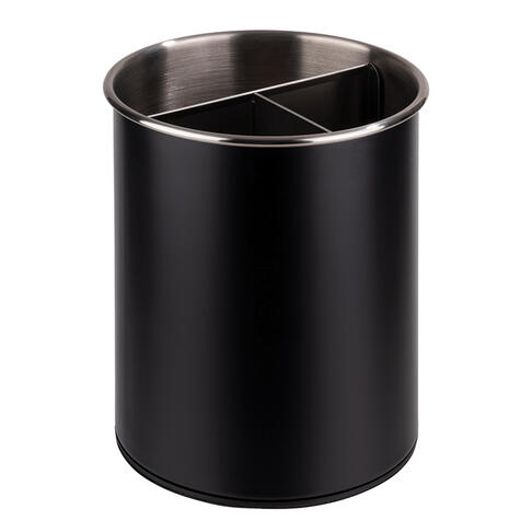 BOITE A COUVERTS 3 COMPARTIMENTS D13X16,5CM NOIR