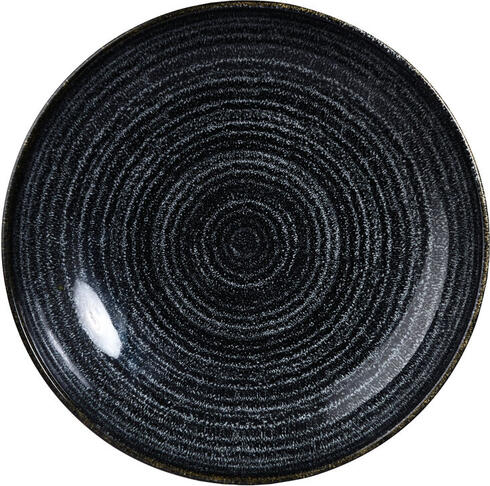 STUDIO PRINTS ASSIETTE CREUSE NOIRE Ø 24,8 CM