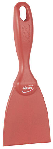 GRATTOIR A MAIN ALIMENTAIRE DETECTABLE 7,5CM ROUGE