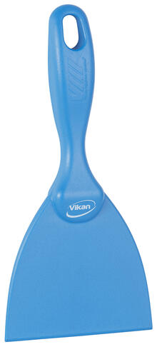GRATTOIR A MAIN ALIMENTAIRE DETECTABLE 10CM BLEU