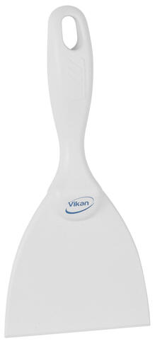 GRATTOIR A MAIN ALIMENTAIRE DETECTABLE 10CM BLANC
