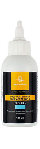 COLORANT LIQUIDE ALIMENTAIRE BLEU CIEL 125