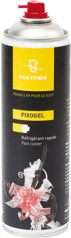FIXOGEL SPRAY RÉFRIGÉRANT POUR PIÈCES EN SUCRE ET CHOCOLAT 500 ML