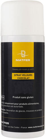 SPRAY POUR DÉCORS VELOURS EN CHOCOLAT VELOURS CHOCO LAIT 400 ML