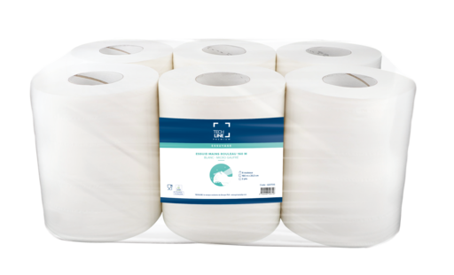 ESSUIE-MAINS ROULEAU TECHLINE BLANC 160M 2 PLIS ECOLABEL X6