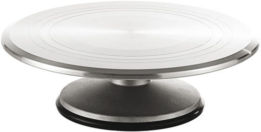 PLATEAU TOURNANT ALUMINIUM 32X9.5 CM