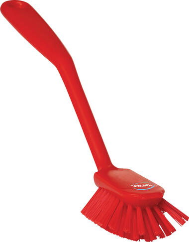 BROSSE A VAISSELLE ALIMENTAIRE 28CM FIBRE MEDIUM ROUGE