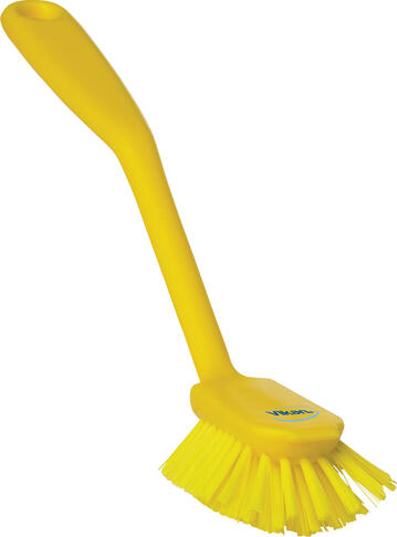BROSSE A VAISSELLE ALIMENTAIRE 28CM FIBRE MEDIUM JAUNE