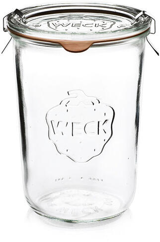 WECK BOCAL AVEC COUVERCLE ET JOINT 85 CL Ø 10 CM H 14,7 CM