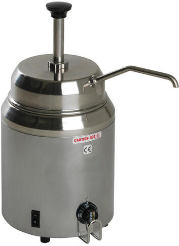 BAIN-MARIE À POMPE AVEC BOL 2.8 POUR SAUCE CHOCOLAT