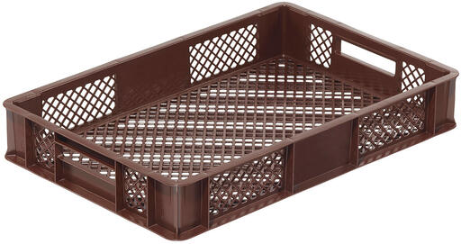 BAC AJOURÉ SPÉCIAL BP 600X400 HAUTEUR 10 CM MARRON