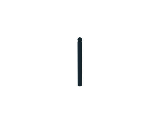 POTELET A SCELLER OPUS GRIS ANTHRACITE