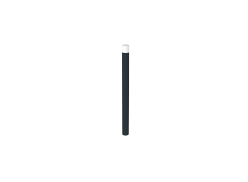 POTELET A SCELLER TENOR GRIS ANTHRACITE / BLANC 140CM