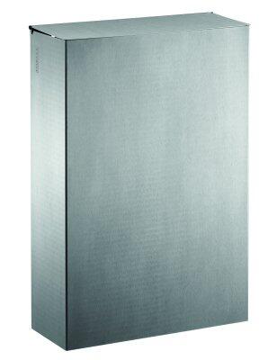 POUBELLE MURALE AXOS 20L AVEC ETRIER INOX BROSSE