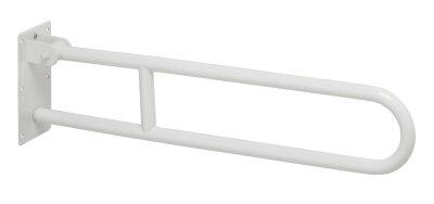 BARRE DE RELEVEMENT RELEVABLE 70CM INOX BLANC BISKA