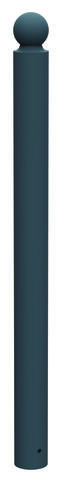 POTELET A SCELLER OPUS TETE BOULE D9X100CM ANTHRACITE MAT