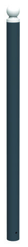 POTELET A SCELLER OPUS TETE BOULE GRIS ANTHRACITE / BLANC