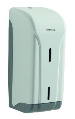 DISTRIBUTEUR UNIVERSEL DE PAPIER TOILETTE ROULEAU OU PLIÉ OLEANE BLANC - 2