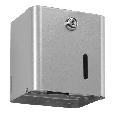 DISTRIBUTEUR UNIVERSEL DE PAPIER TOILETTE ROULEAU OU PLIÉ STELLA GRIS - 2