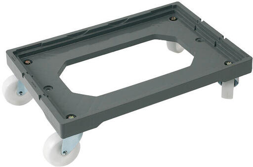 CHARIOT PORTE-BACS NORME EUROPE 600X400 POUR MANNES ALLIBERT