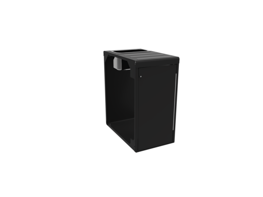 MEUBLE TRI SÉLECTIF 65L SERRURE ALITRI LIQUIDES GRIS MANGANESE
