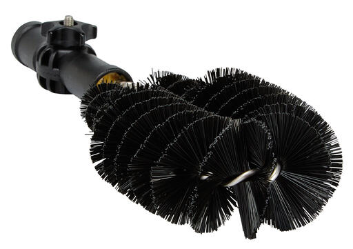 BROSSE POUR EVACUATIONS 27,5CM FIBRE DURE NOIR