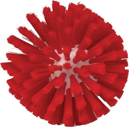 BROSSE CYLINDRIQUE ALIMENTAIRE DIAMETRE 175MM FIBRE MEDIUM ROUGE